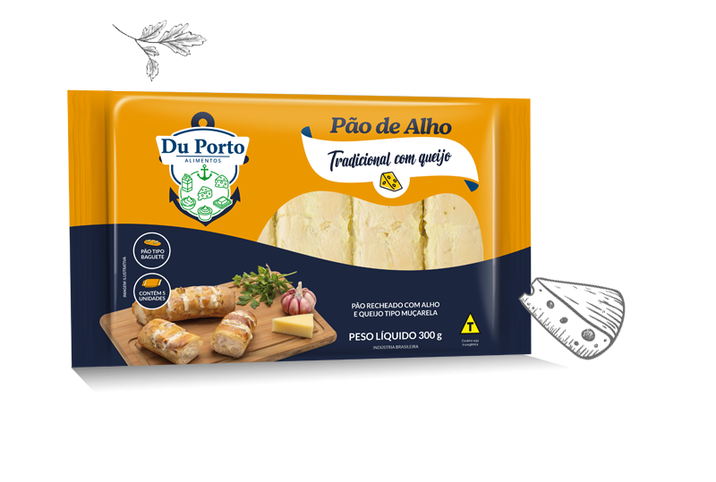 Pão de Alho Baguete Du Porto